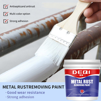 Peinture métallique liquide DEQI noire, rouge, bleue, antirouille, à base d'eau, pour la rénovation de meubles en métal, agent de conversion de la rouille
