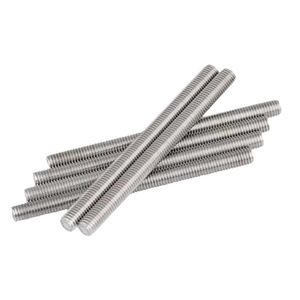 Varilla roscada sin cabeza Q235 de acero al carbono zincado, rosca UNC, grado A, nivel 4.8 para equipos de comunicación - Product Image 1