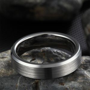 Oahlan Đồ Trang Sức Thời Trang Cá Nhân 4Mm/6Mm/8Mm Chống Gỉ Chải Tinh Khiết Tungsten Carbide Nhẫn Cho Nam Giới Cưới Engagement Quà Tặng - Product Image 5