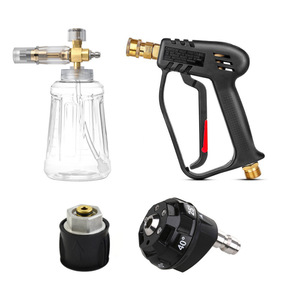 Boquillas <span class=keywords><strong>de</strong></span> pistola <span class=keywords><strong>de</strong></span> agua eléctrica <span class=keywords><strong>de</strong></span> alta presión compatibles con Karchers, <span class=keywords><strong>lavado</strong></span> <span class=keywords><strong>de</strong></span> coches, Cañón <span class=keywords><strong>de</strong></span> espuma para nieve, adaptador <span class=keywords><strong>de</strong></span> accesorios <span class=keywords><strong>de</strong></span> limpieza en aerosol - Product Image 2