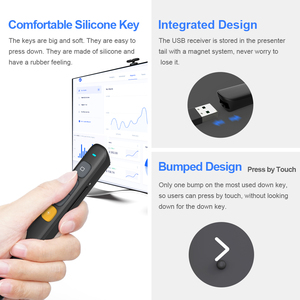 <span class=keywords><strong>Puntero</strong></span> Láser Recargable N29 con Control Remoto Inteligente, Presentador Inalámbrico para PowerPoint, Ideal para Maestros y Presentadores, Tendencia 2026 - Product Image 6