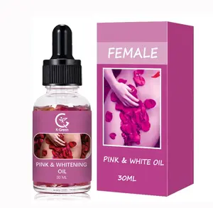 OEM whitening minyak PINK untuk wanita privasi intim area sensitif pemutih mencerahkan Minyak kembali pink dan lembut