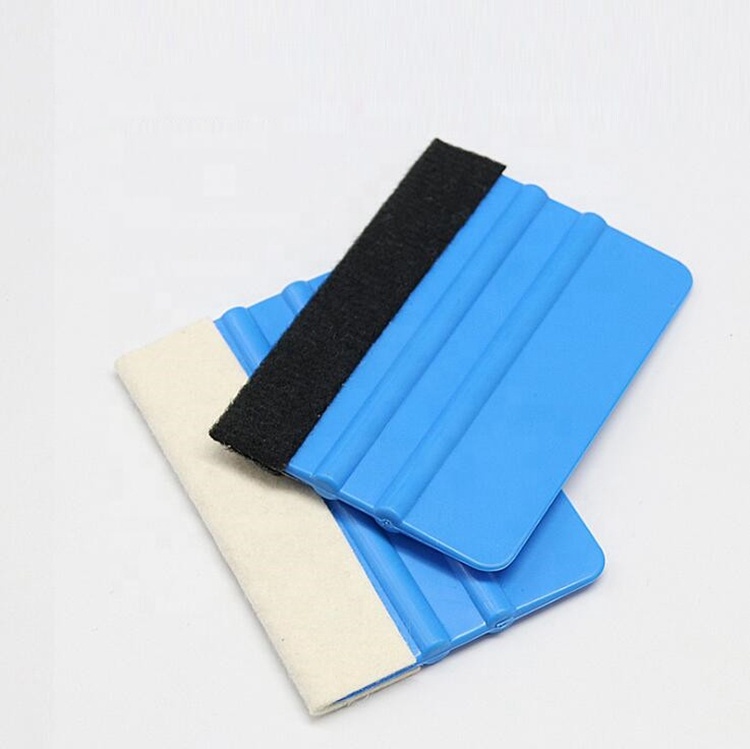 Пользовательский логотип знаки инструменты виниловый скребок Войлок край черный скребок