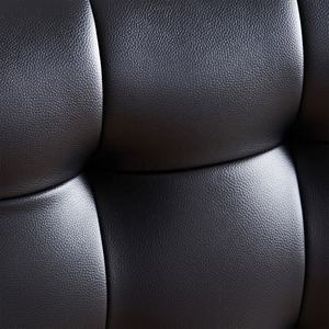 Zayshine <span class=keywords><strong>Letto</strong></span> Matrimoniale Moderno di Lusso in Pelle Nera, Modulare per Camera da <span class=keywords><strong>Letto</strong></span> Padronale, Misure King e Queen, Grande Dimensioni da 1.5 e 1.8 Metri - Product Image 5