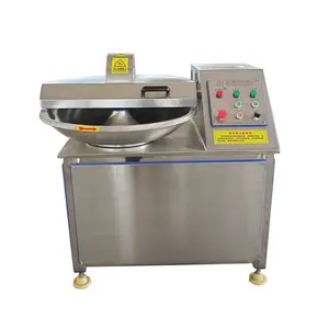 High Speed Large Capacity Meat Bowl Chopper Food Vegetable Chopping Machine Bowl Cutter Machine