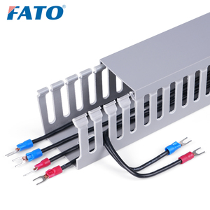 FATO PXC配線ダクト スロットタイプ 難燃性プラスチックケーブルトラッキング 2メートル 25/40/60/80 工業用電気キャビネット用 - Product Image 6