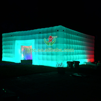 Tente gonflable commerciale en PVC blanc sur mesure Tongcai, dôme semi-circulaire pour exposition, DJ, igloo, imperméable, ignifuge