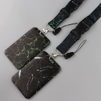 Lanières de téléphone écologiques style ciel étoilé, nouvelle collection, très demandées, prêtes à être expédiées, sangles tissées, porte-badges, étuis pour badges nominatifs en soie