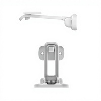 PRODIGY HG002 Verrous de sécurité pour portes d'armoires en plastique blancs invisibles, anti-enfants, 2 pièces, installation rapide, aucun outil de perçage nécessaire