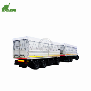 Hidrolik superlink damper yandan boşaltma satılık çift römork çekme damperli römork 07 - Product Image 4