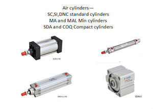กระบอกลมนิวแมติกขนาดเล็กแบบสแตนเลส รุ่น MA-20 ซีรีส์ MA แบบสองทาง/ทางเดียว - Product Image 4