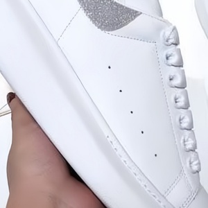 <b>Top</b>-quality luxury brand MQ fashionable casual shoes, black genuine leather laced, thick sole, <b>walking</b> shoes - Product Image 2