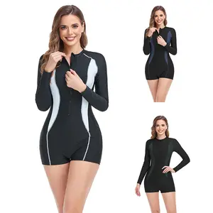 Combinaison de plongée pour femmes vêtements de plage pour femme combinaison de plongée surf combinaison traje de buceo ?? Maillots de bain femme One Piece