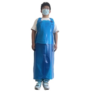 <span class=keywords><strong>Tablier</strong></span> jetable universel Hao Tai en PE gaufré, anti-salissures et imperméable, pour la cuisine domestique, le nettoyage et la protection personnelle - Product Image 2