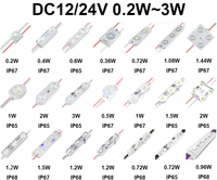 Module LED SMD2835/5050/5730 haute luminosité 110V/220V 12V/24V IP44/65/67/68 pour panneau d'affichage et signalisation
