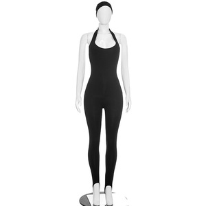 Combinaison <span class=keywords><strong>dos</strong></span> <span class=keywords><strong>nu</strong></span> pour femme avec <span class=keywords><strong>bandeau</strong></span> et bretelles suspendues, collection automne 2026 - Product Image 6