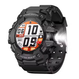 AMOLED 350mAh IP68 Waterdicht BT Bellen LC21 Smartwatch Kompas Buitenlamp SOS Smartwatch GPS Tracking Bewegingsdetectie - Product Image 1