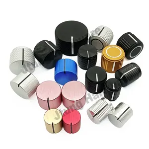 Bouton de volume rotatif en métal, potentiomètre en aluminium moleté, encodeur, boutons de volume pour amplificateur Pioneer avec surface brossée - Product Image 1