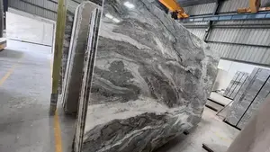 Dalle de marbre poli de haute qualité Natraj Stonex vert Toronto pierre naturelle inde pour la conception extérieure intérieure moderne grande dalle - Product Image 6