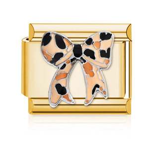 Leopard Print Italian Modular Bracelet Set Stainless Steel DIY Jewelry Women's Gift Charm Bracelets - Product Image 3