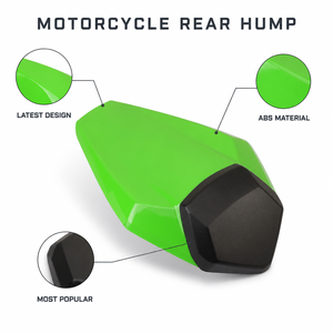 Carenado Trasero de Asiento (Hump Seat Cowl) para <span class=keywords><strong>Kawasaki</strong></span> <span class=keywords><strong>ZX</strong></span>-6R 636 Ninja 2019-2025, Cubierta de Asiento de Pasajero ABS, Cubierta de Asiento Individual, Negro Mate Verde - Product Image 2
