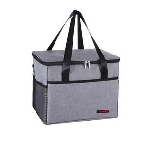 Bolsa térmica duradera personalizada para el almuerzo, lona de algodón ecológica, bolsa de compras portátil OEM, bolsa térmica para alimentos, bolsa térmica <span class=keywords><strong>Jumbo</strong></span> - Product Image 1