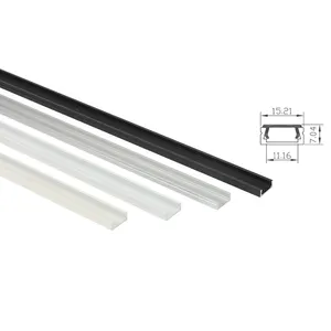Venta al por mayor led bar proteger la cubierta-Caliente 3M Led de aluminio perfil de aluminio Led Luz de tira Led de plástico cubierta de luz Led carcasa de aluminio, barra de luz Led