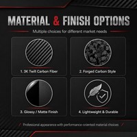 Panneau de diffuseur arrière en fibre de carbone personnalisé HYM pour Porsche Panamera, kit carrosserie extérieur, accessoires de modification automobile OEM ODM