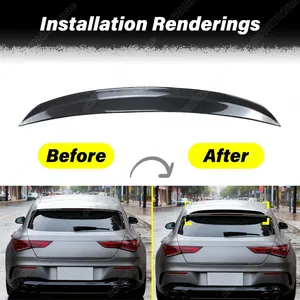 Kit de décoration de spoiler arrière pour automobile Classe X118 CLA200 260 CLA35 CLA45 AMG 2019 2020 2021 - Product Image 2