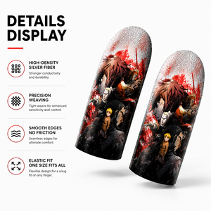 Fundas para Dedos de <span class=keywords><strong>Anime</strong></span>/Juegos: Presentan Patrones Claros, Antideslizantes y Absorbentes del Sudor, y Están Especialmente Diseñadas para Juegos. - Product Image 2