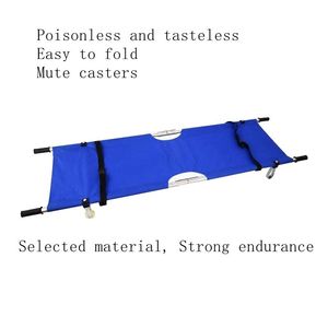 Ensanchador de rescate de emergencia plegable, Camilla Manual para transporte de Hospital con cuatro ruedas - Product Image 2