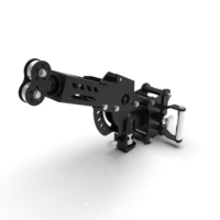 Bras de poulie pivotant réglable pour rack de musculation, équipement de gym commercial, bras de câble à mouvement libre