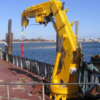 Grue de pont personnalisable avec contrôle intelligent et protection de sécurité idéale pour le levage de cargaisons de navires au port offshore