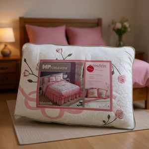 Edredón Doble Primavera Bombn 220x200 cm, Bordado, de Algodón y Poliéster, para Cama - Product Image 2
