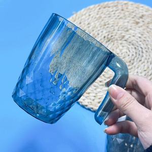 0952 Gobelet de bain de bouche, Gobelet domestique avec poignée, Gobelet simple pour brosse à dents, Gobelet de lavage pour enfants, Transparent, Gobelet de luxe léger pour brosse à dents - Product Image 1