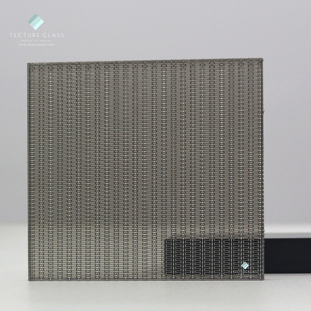 Tecture Grey Tinted Mesh Laminated Glass