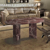 Table basse d'appoint ronde de luxe moderne en acier inoxydable NANWEI Stone, hauteur réglable, meuble de salon sur piétement