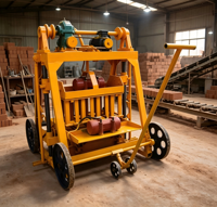 Machine à fabriquer des briques mobiles 2-45 la plus vendue, machine de formage de blocs simple et efficace