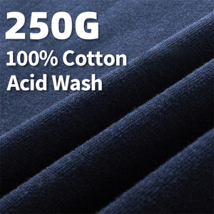 Camiseta Premium Acid Wash para hombre 100% algodón de gran tamaño Vintage Graphic Streetwear - Product Image 6
