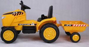 Trattore elettrico per bambini 12V <span class=keywords><strong>con</strong></span> rimorchio in auto - Product Image 2