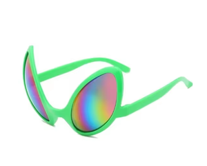 Gafas <span class=keywords><strong>de</strong></span> Sol Divertidas con Diseño <span class=keywords><strong>de</strong></span> Extraterrestre para Fiestas, Lentes <span class=keywords><strong>de</strong></span> PC V400, Montura Colorida, Gafas Deportivas Unisex - Product Image 4