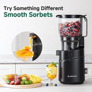 <b>Small</b> Kitchen Appliance Vertical Slow Masticating Cold Press Pure <b>Juicer</b> Compact with Reverse Function and Easy to Clean - Product Image 6