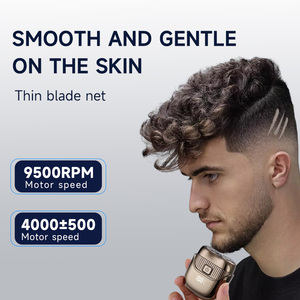 Nouveau rasoir électrique rotatif pour homme, mini rasoir à double lame avec <span class=keywords><strong>tondeuse</strong></span> à cheveux et barbe, et <span class=keywords><strong>tondeuse</strong></span> crâne pour homme - Product Image 4