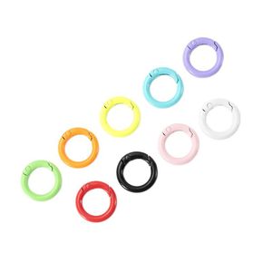 Colored Spring Buckle 22mm Zinc Alloy Bag <b>Ring</b> Keychain Accessory Fashion DIY Pendant - Product Image 3
