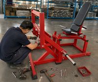 Machine à soulever les mollets assis à charge libre, presse mollets, entraîneur de soleus, équipement de fitness pour la force des jambes