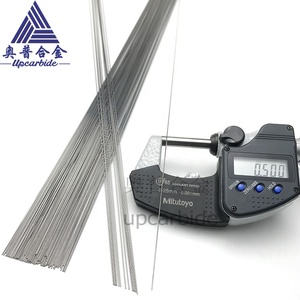 Kostenlose Probe H6 Durchmesser 0,2/0,3/0,4/0,5/0,6mm*330mm Feinkörniger 91,8HRa Mikro-Durchmesser Polierter Superfeiner Wolframkarbidstab - Product Image 4