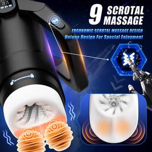 <span class=keywords><strong>Cyberskin</strong></span> Automatic Male Masturbator dengan Layar LCD Pompa Penis Thrusting Pocket Pussy Mainan Seks Dewasa untuk Pria Buatan China - Product Image 2