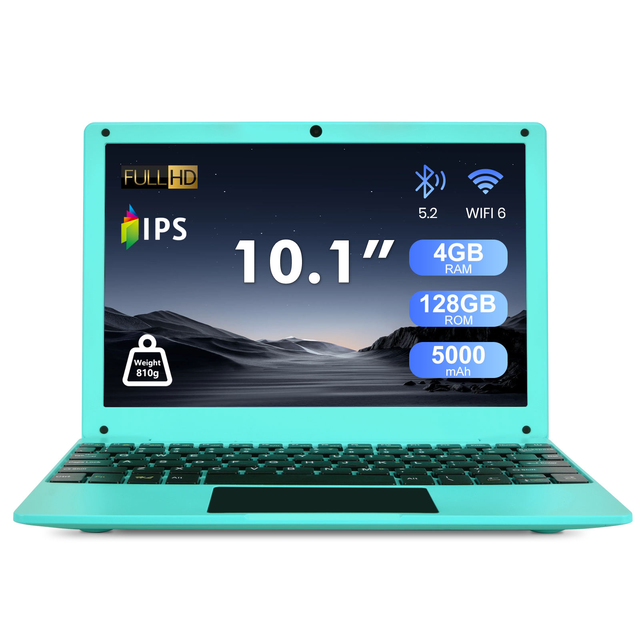 10 Inch  Portable Computer N4000 Intel CPU DDR4 IPS Screen Laptop for Kids