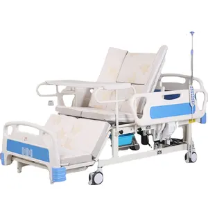 2024 เตียงพยาบาลคลินิกโรงพยาบาลไฟฟ้าแบบโค้งเต็ม ABS 3 Crank ที่ขายดีที่สุด