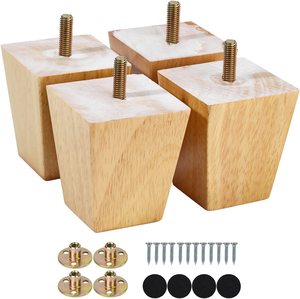Antico moderno esportatore professionale accessori per mobili M8 vite plastica quadrata mobili in <span class=keywords><strong>legno</strong></span> <span class=keywords><strong>gambe</strong></span> del letto - Product Image 3